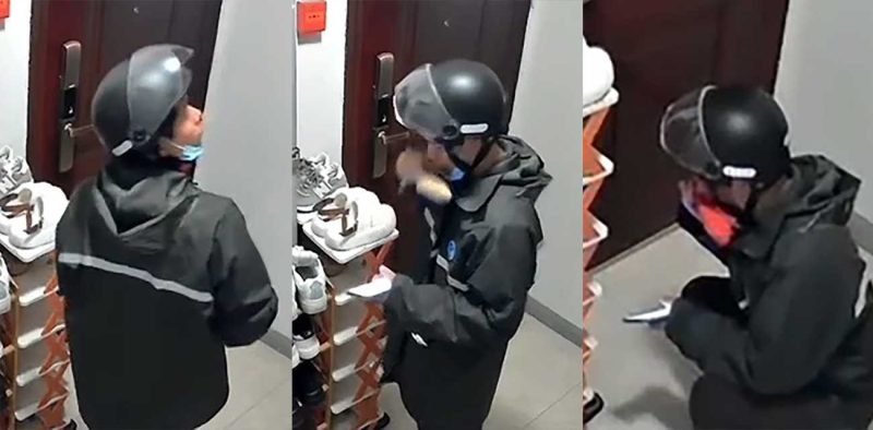 南通拆迁房小区 半夜惊现变态男 蹲守民宅狂舔女户主高跟鞋 五分钟监控视频流出！-51吃瓜网