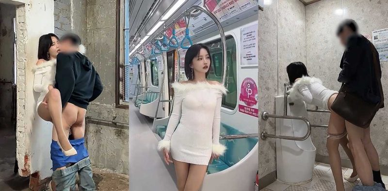 韩国网黄美女 韩善月sunwall 真实搭讪做爱视频 地铁勾引无套内射 又在废弃屋里连续中出！-51吃瓜网