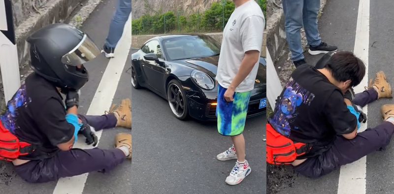 宁波保时捷少爷撞人事件 超速超车撞到摩托车小哥 若无其事更换车牌 网友扒出其多次肇事撞死过人！-51吃瓜网