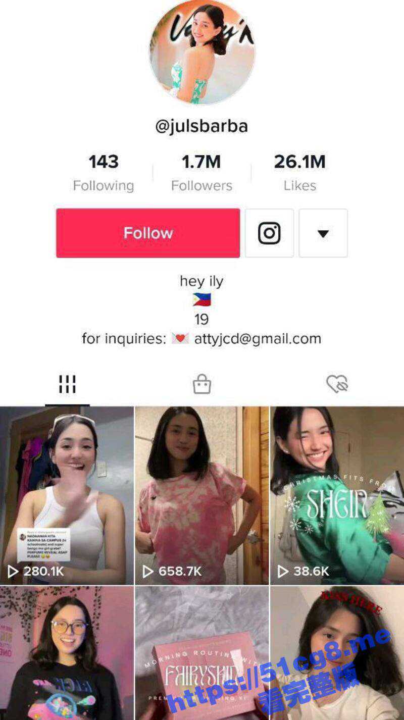 TIKTOK 170万粉丝御姐网红 JULSbraba 绝美女神线下约啪金主 视频泄密流出 - 51吃瓜网-51吃瓜网