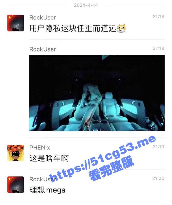 理想mega车内监控不雅照全露！情侣车内玩车震 没想到竟被上传云端！车内激情性爱视频曝光-51吃瓜网